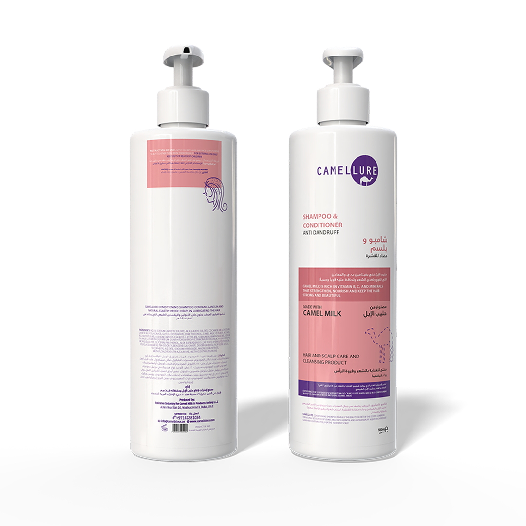 Shampoo & Conditioner- Anti-Dandruff 500ml